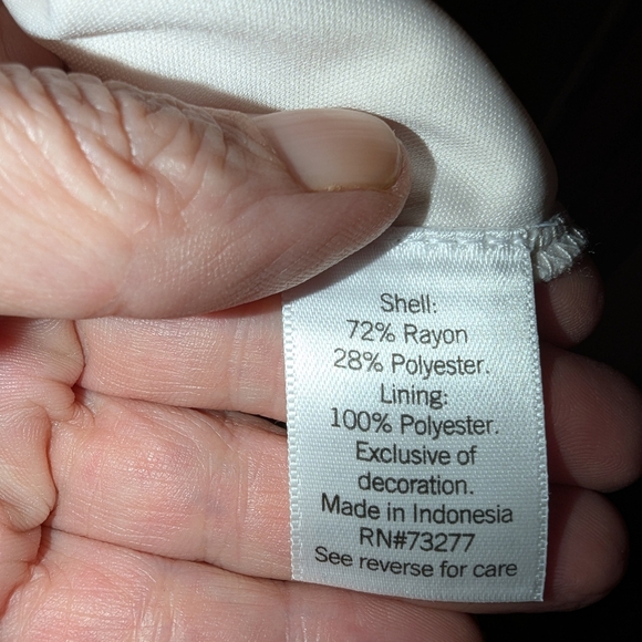 Nine West Cream Tiered Wrap Sundress - Picture 5 of 12